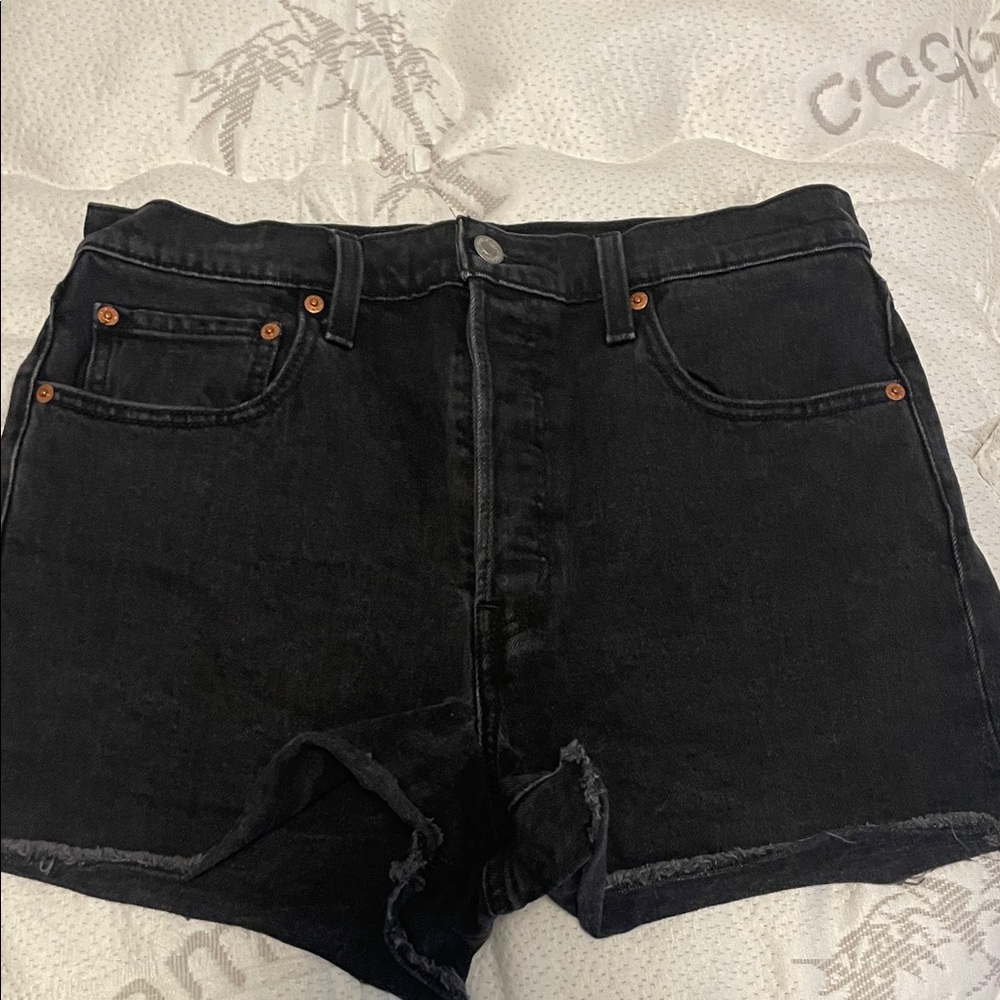 Levi's Women's Black Jean Shorts